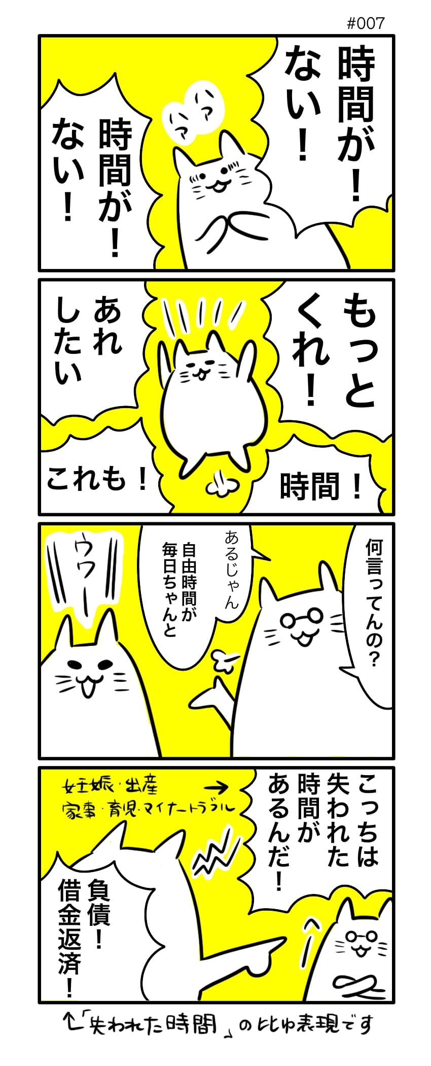 ヨツダ　4コマ漫画　瀕死 NFT